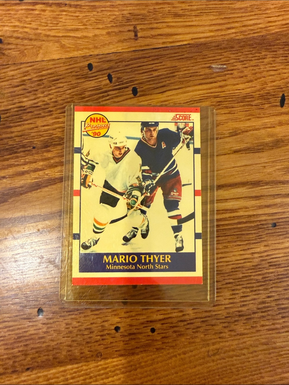 CCM Hockey Card - Predominant White with Blue and Red Accents